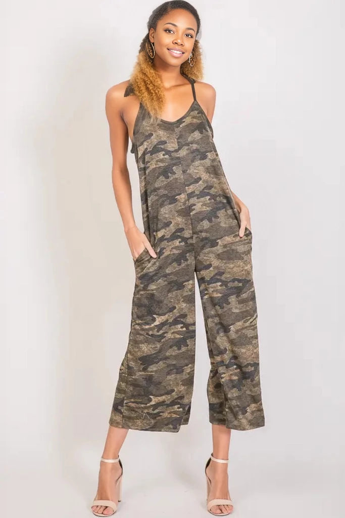 The Cammie Camo Jumpsuit