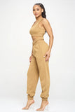 Criss Cross Me Jogger Pants Set