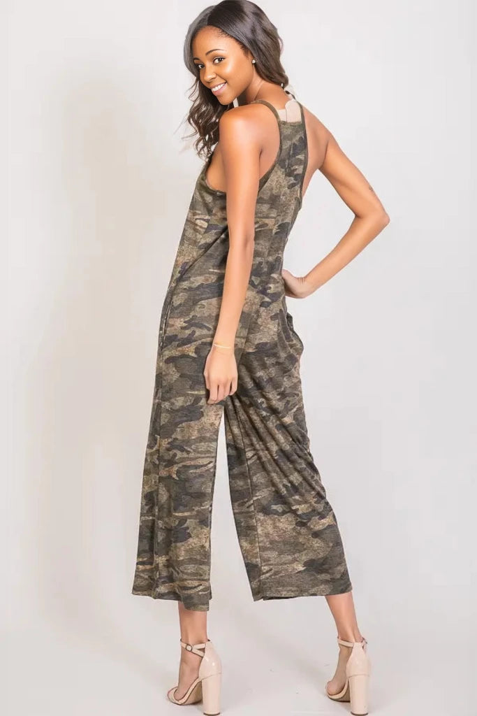 The Cammie Camo Jumpsuit