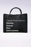 The "I Speak" Tote Purse