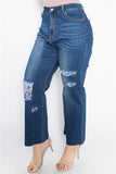 Distressed Plus Size Jeans