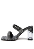 Pretty In Black Block Heel