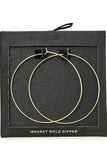 Gold OR Silver Dipped Classic Hoops
