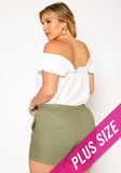 ELASTIC WAIST SHORTS