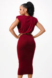 Crop Top and Skirt Set