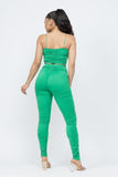 Crop Top and Leggings Set
