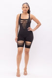 Distressed Bae Romper