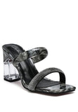 Pretty In Black Block Heel